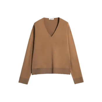 MaxMara V Neck Long Sleeved Sweater