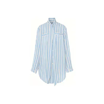 Burberry Shirt Women's Bright Cobalt