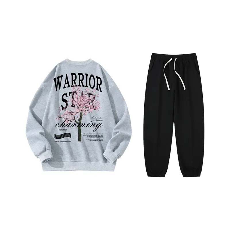 WARRIOR Sweatshirt Sets Unisex-13