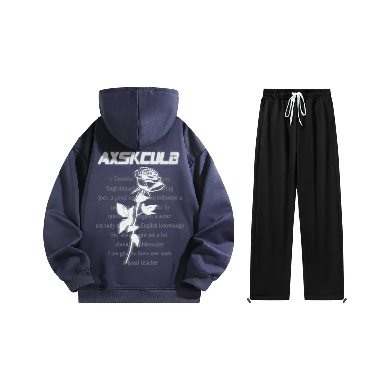 A.X.S.K Sweatshirt Sets Unisex-40