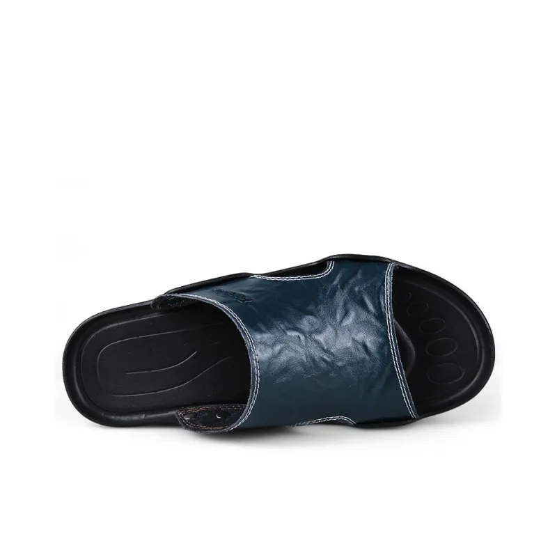 King Jinmai Slide Slippers Unisex Blue/Black/Brown/Blue-12