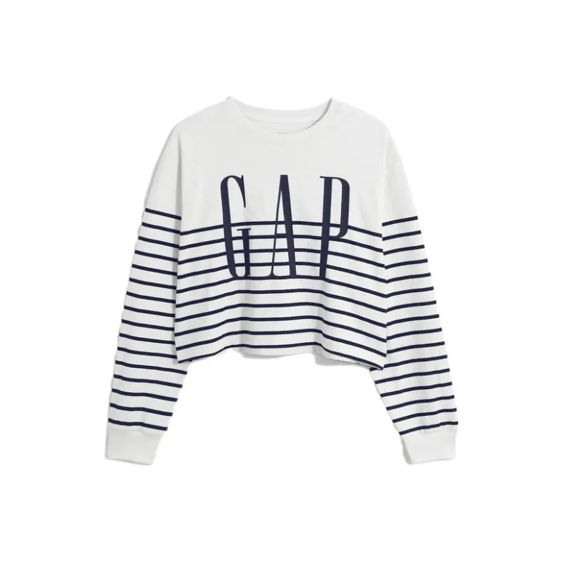 GAP T Shirts Women's Blue Stripes-0