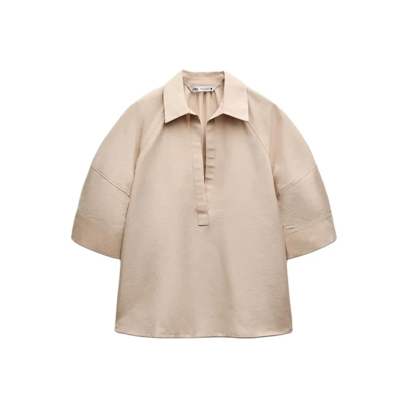 ZARA Shirts Women's Brown-0