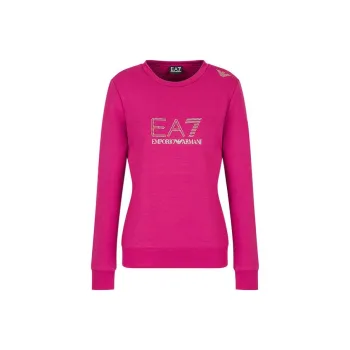 EMPORIO ARMANI EA7 Sweatshirts Women's Rose Red