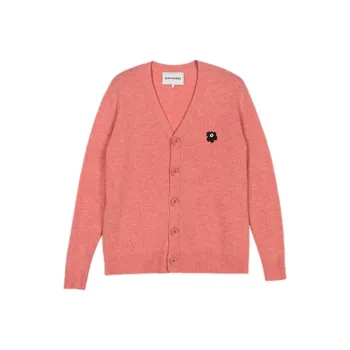 Marimekko Unikko Sweater Women's Coral Pink/black