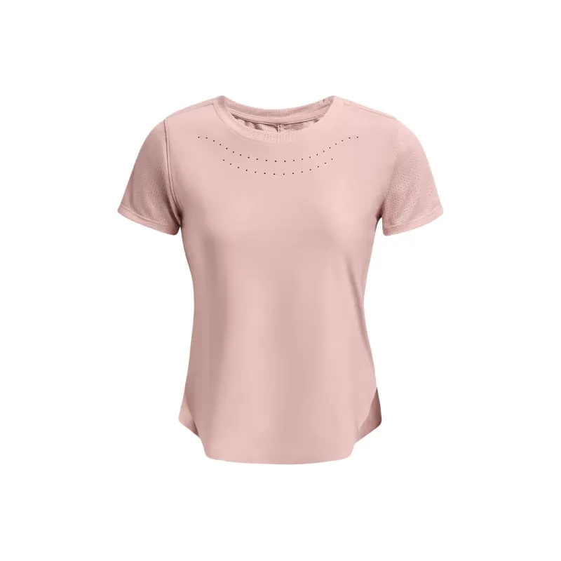 Under Armour Set in Sleeve T Shirt Women's Vintage Pink-0