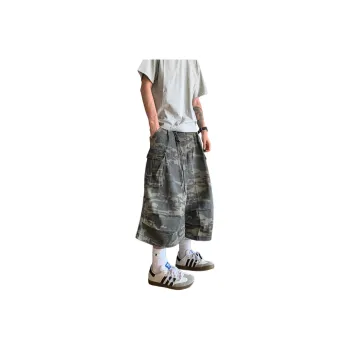 NEVER RULE Casual Shorts Unisex Camouflage
