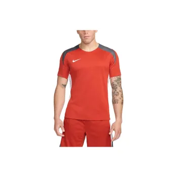 Nike Dri-Fit Strike Short-Sleeve Football Top Soccer Jerseys Men's Dragon Red
