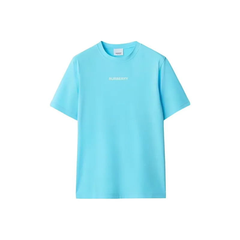 Burberry SS24 T Shirt Women's Bright Blue Yellow Jade-0