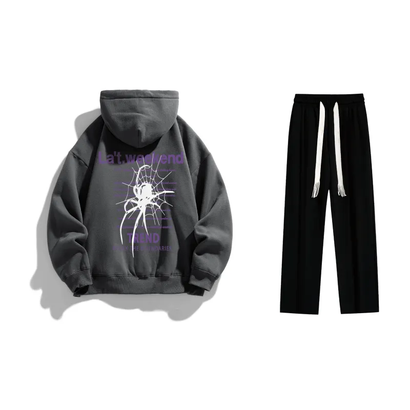 LA'T.WEEKEND Sweatshirt Set Unisex-12