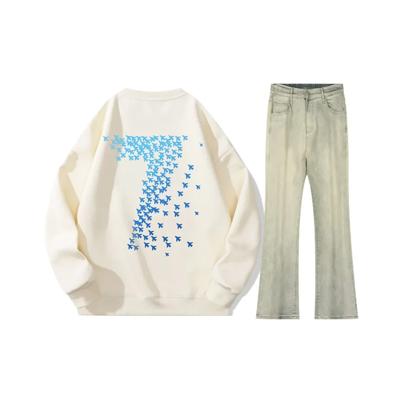 UNthemed Sweatshirt Sets Unisex-10