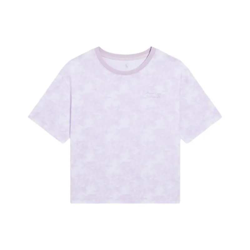 PEAK T-Shirt Women's Light Snow Purple-0