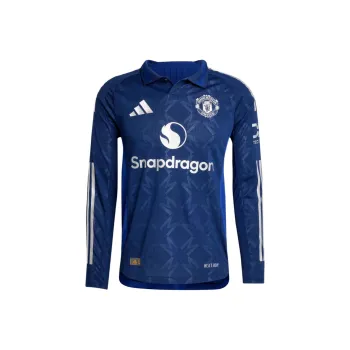 Adidas Free Shipping With AdiClub Manchester United 24/25 Long Sleeve Away Authentic Jersey
