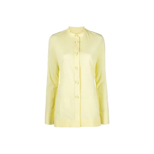 Button Down V Neck Top
