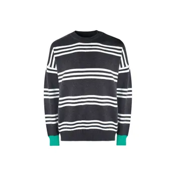 Little pull Sweaters Women's Black White Stripes
