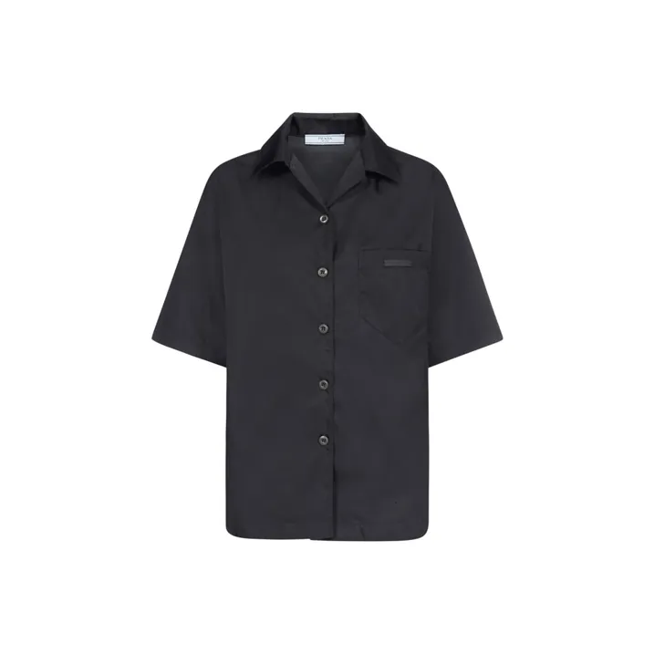 PRADA Re Nylon SS21 Shirt Women's Black-0