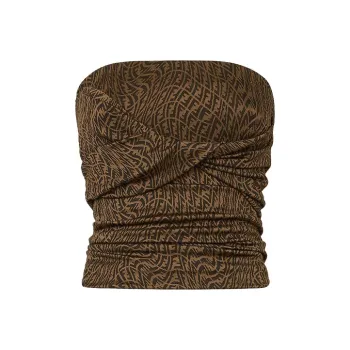 FENDI FW21 Strapless Top Women's Brown