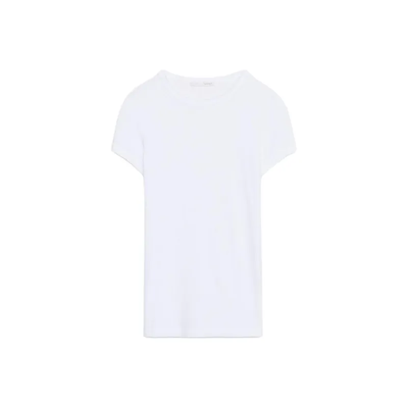 ZARA Regular T Shirt Women's White-0