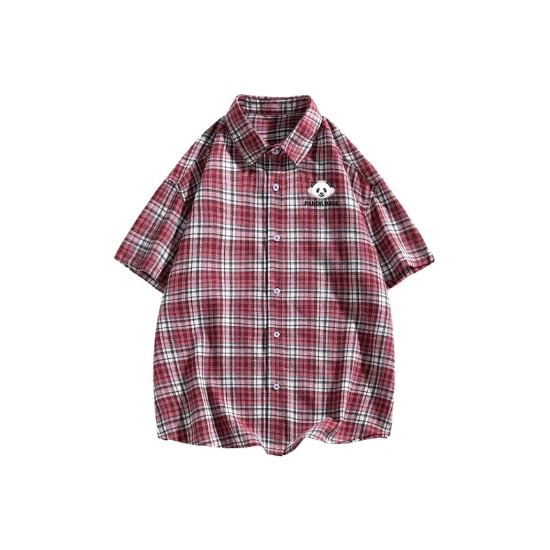 PANDA BASE Shirts Unisex Red-0