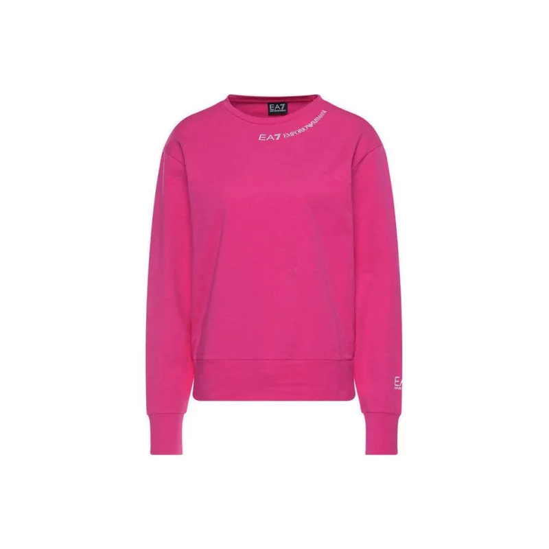 EMPORIO ARMANI EA7 T Shirts Women's Rose Red-0
