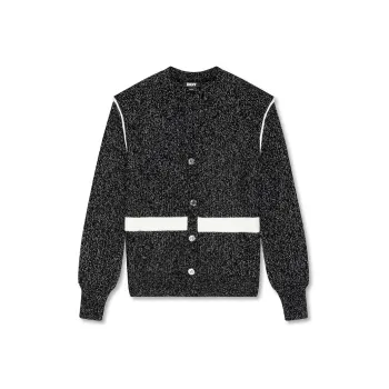 DKNY FW24 Sweater Women's Black White