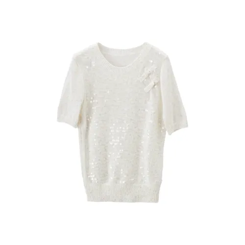 XIANGYING Knitwear Women's Beige