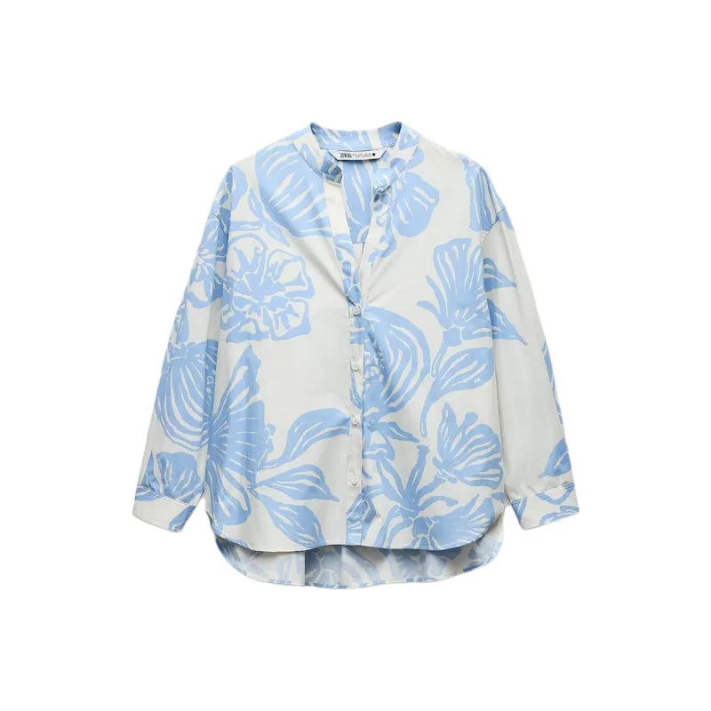 ZARA Shirts Women's Blue-0