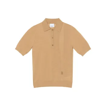 Burberry Polo Shirt Women's Camel