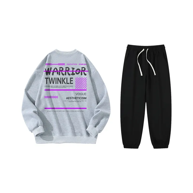 WARRIOR Sweatshirt Sets Unisex-13