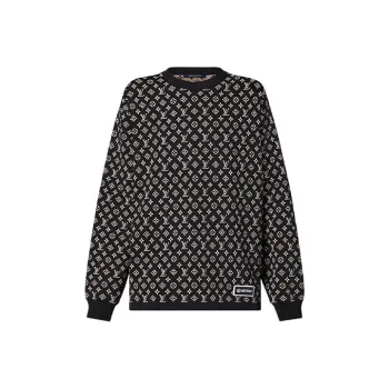 LOUIS VUITTON Monogram Jacquard Pullover