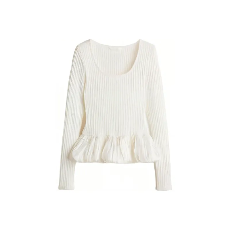 H&M New Year Sweaters Women's White-0