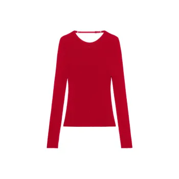 COURREGES Lingerie detail Sweater