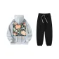 Light Gray Top Black Bottom Pants
