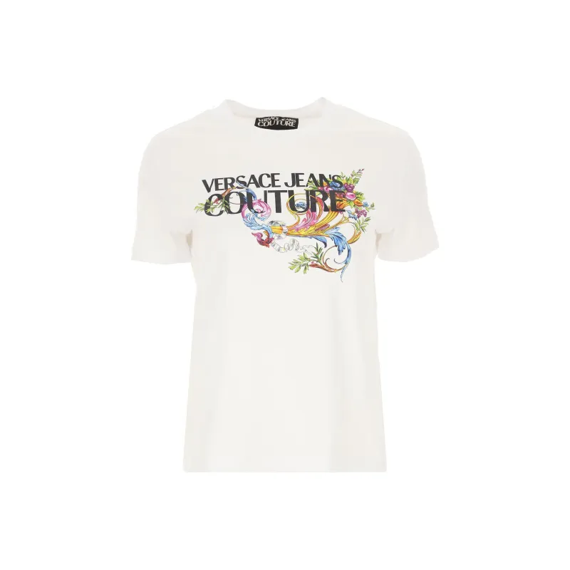 VERSACE JEANS T Shirts Women's White-0