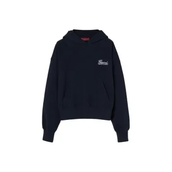 GUCCI Jersey Hoodie 'Navy'