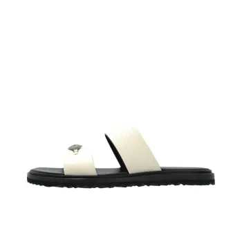 Jimmy Choo Slide Slippers Women's Beige Yellow