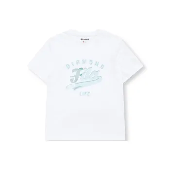 FILA FUSION Set in Sleeve T Shirt Women's Standard White