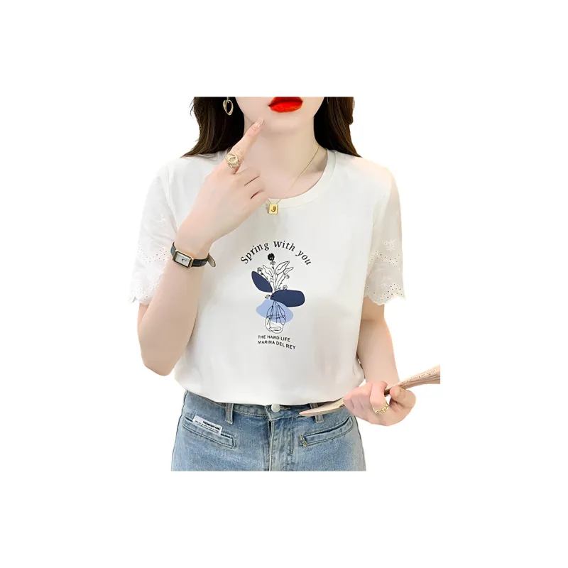 The Temptation Of The Muse T Shirt Women's White-0