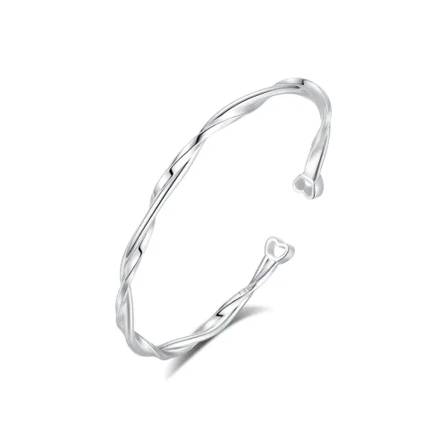 7℃ 999 Fine Silver Bangles Unisex
