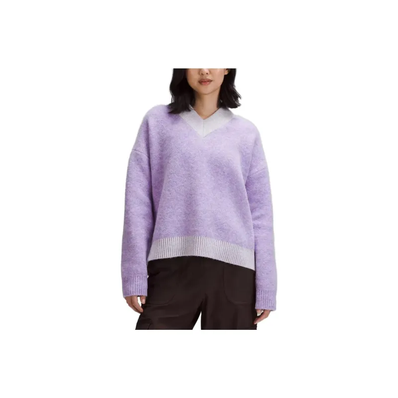 Lululemon Alpaca Wool Blend V Neck Sweater Sweater Women's-2