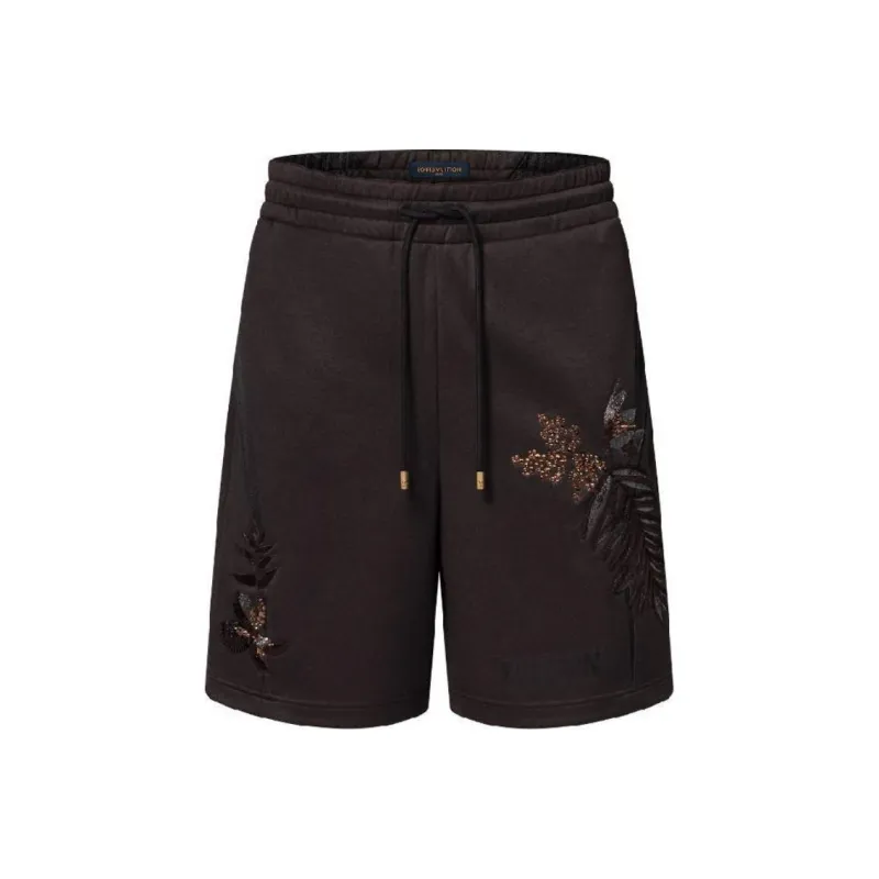 LOUIS VUITTON Embellished Jersey Shorts-0