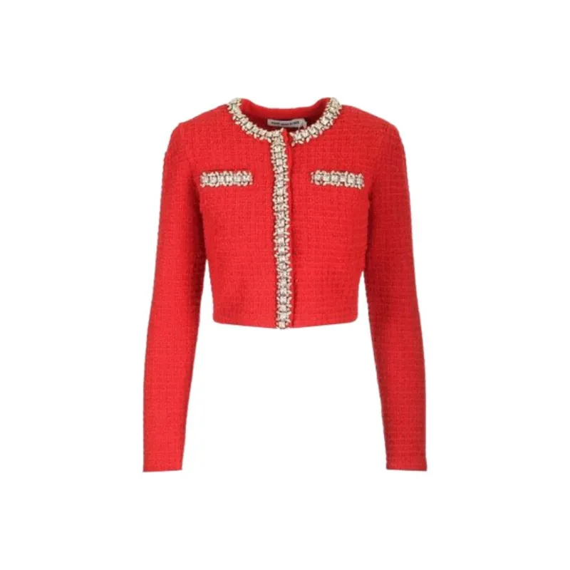 Self portrait Textured Knit Cardigan-0