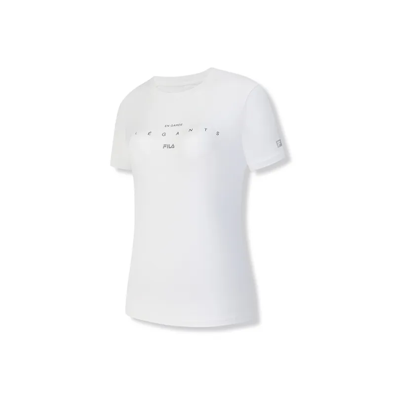 FILA T Shirt Women's Jade White-0