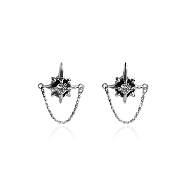 KIVA 999 Fine Silver Stud Earrings Women's-1
