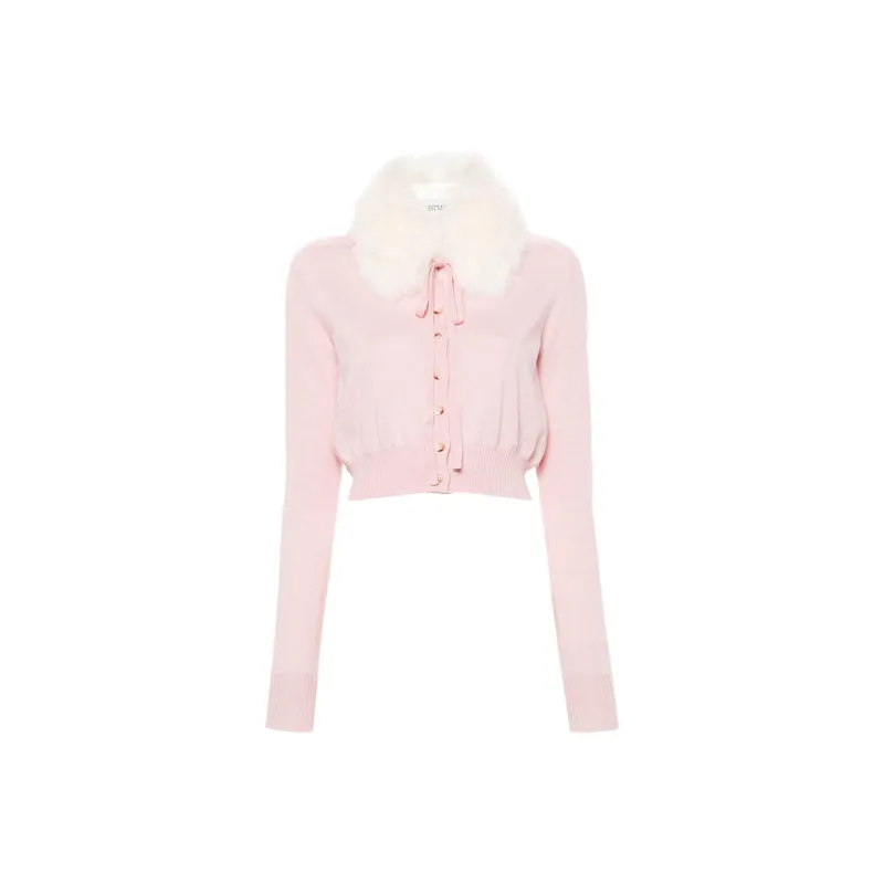 SportMax Buttoned Long Sleeved Cardigan-0