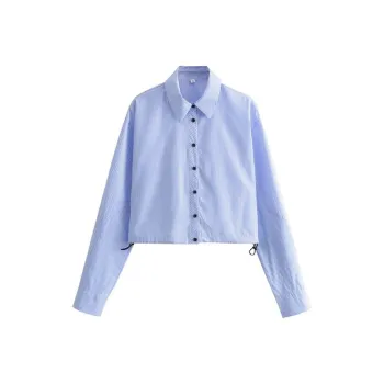 Bird of Aussie Shirts Women's Blue Stripes