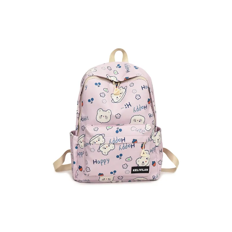 OUZIHUANG Nylon Backpack Women's Multicolor-0