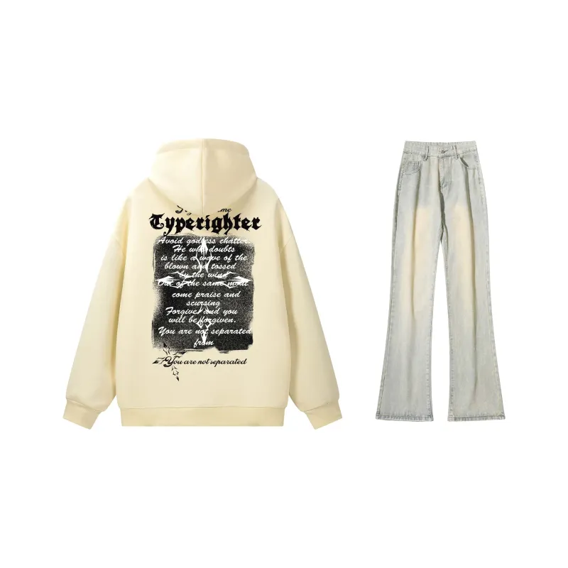 TYPERIGHTER Sweatshirt Set Unisex-13