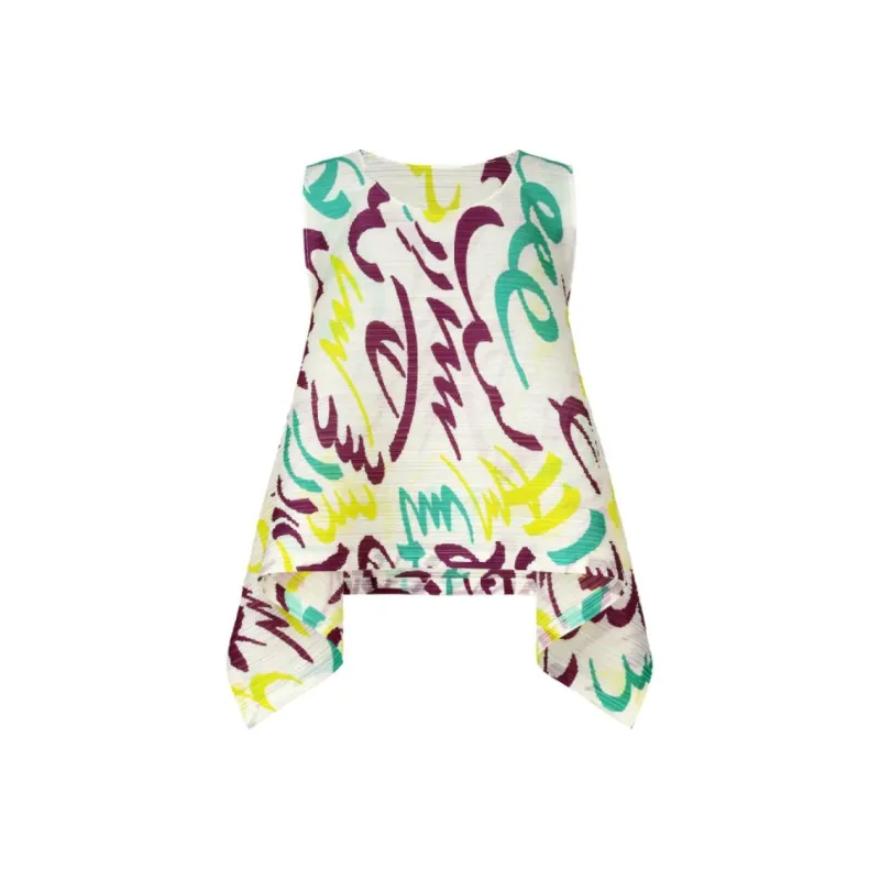 PLEATS PLEASE ISSEY MIYAKE Pleated Sleeveless Top-0