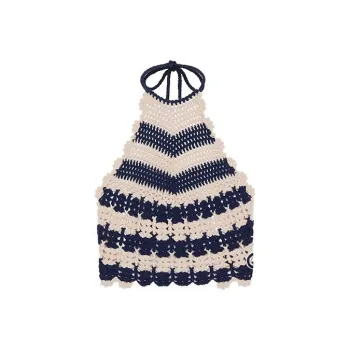 GUCCI Camisole Women's White Blue Multicolor